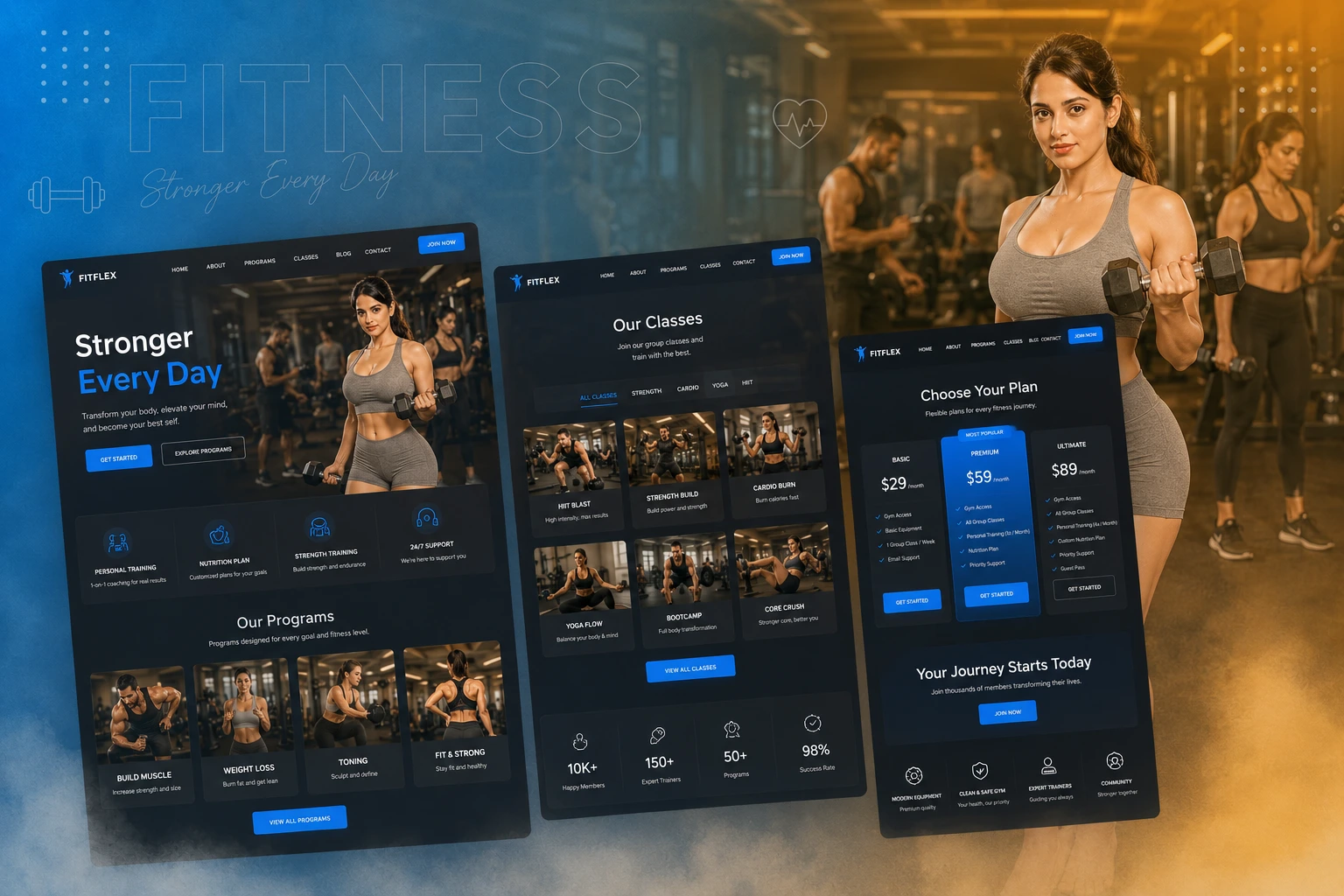 Fitflex Fitness project objectives